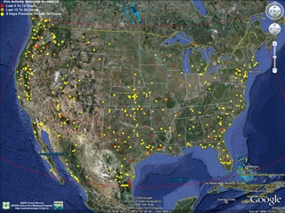 Fire Data In Google Earth